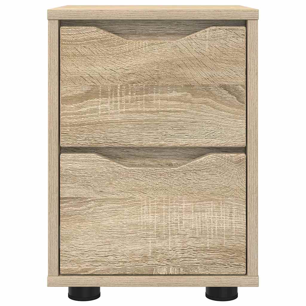 vidaXL Nachttisch Sonoma-Eiche 30,5 x 30 x 43 cm Holzwerkstoff