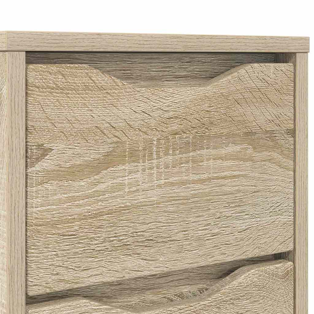 vidaXL Nachttische 2 pcs Sonoma-Eiche 30,5 x 30 x 43 cm Holzwerkstoff