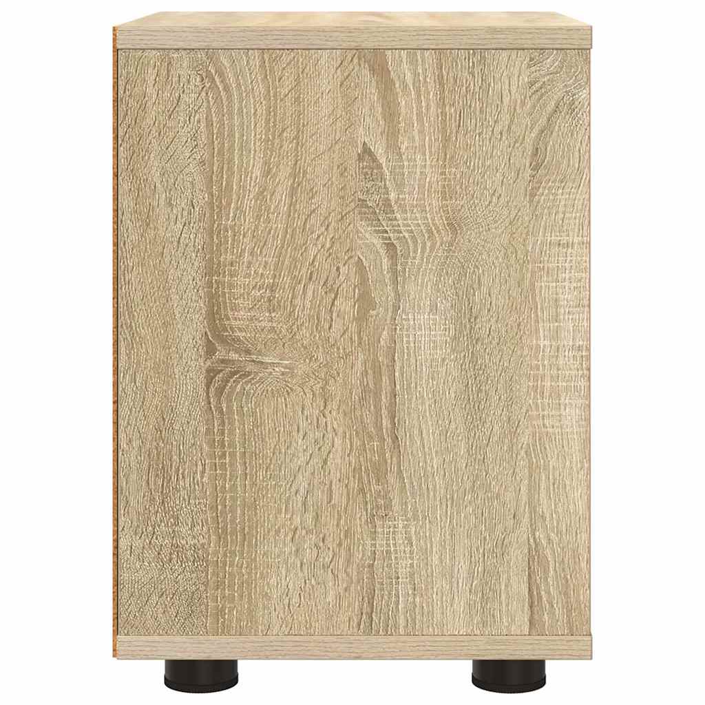 vidaXL Nachttische 2 pcs Sonoma-Eiche 30,5 x 30 x 43 cm Holzwerkstoff