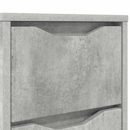 vidaXL Nachttisch Beton Grau 30,5 x 30 x 43 cm Holzwerkstoff