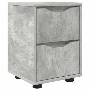 vidaXL Nachttisch Beton Grau 30,5 x 30 x 43 cm Holzwerkstoff