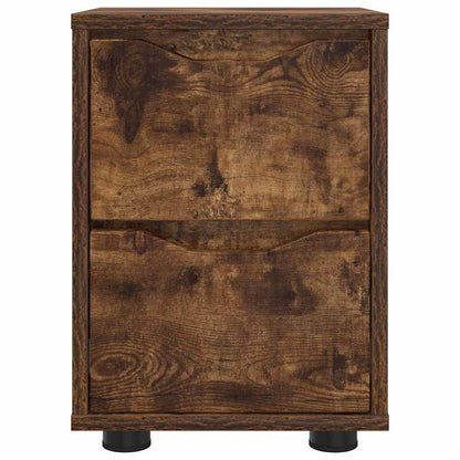 vidaXL Nachttische 2 pcs Geräucherte Eiche 30,5 x 30 x 43 cm