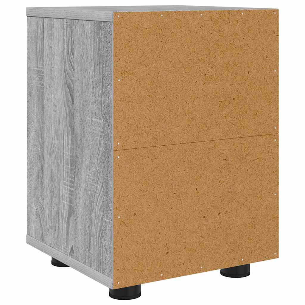 vidaXL Nachttische 2 pcs Graues Sonoma 30,5 x 30 x 43 cm Holzwerkstoff