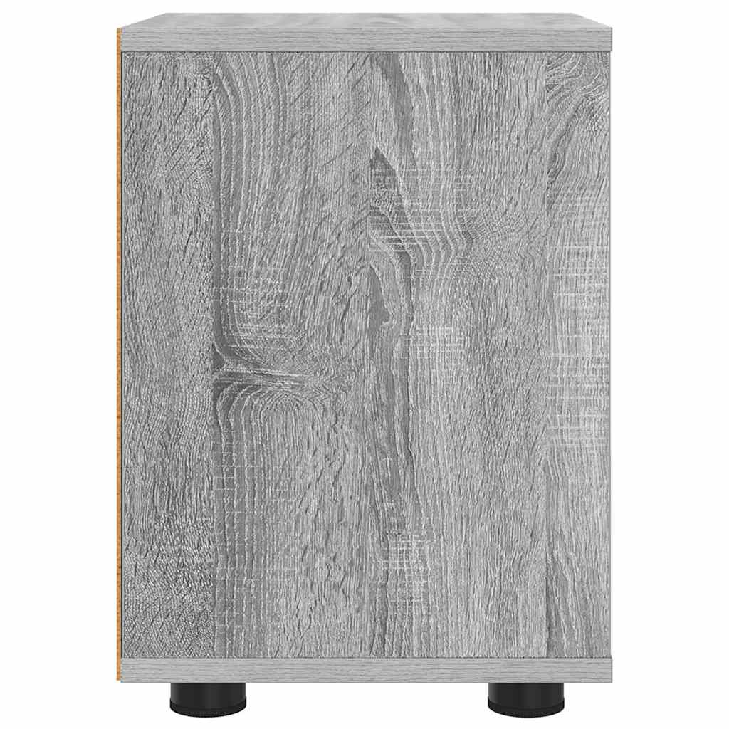 vidaXL Nachttische 2 pcs Graues Sonoma 30,5 x 30 x 43 cm Holzwerkstoff
