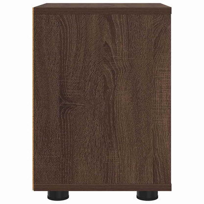 vidaXL Nachttische 2 pcs Braun Eichen-Optik 30,5 x 30 x 43 cm
