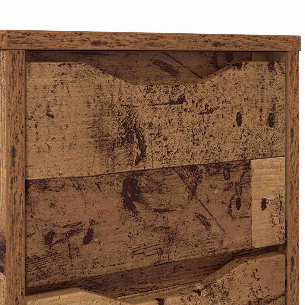 vidaXL Nachttisch Altholz 30,5 x 30 x 43 cm Holzwerkstoff