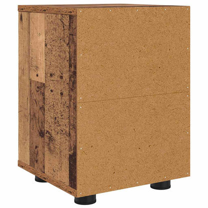 vidaXL Nachttisch Altholz 30,5 x 30 x 43 cm Holzwerkstoff