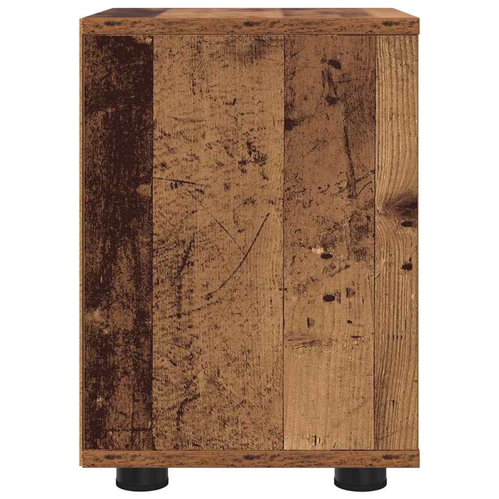 vidaXL Nachttisch Altholz 30,5 x 30 x 43 cm Holzwerkstoff