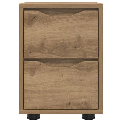 vidaXL Nachttische 2 pcs Artisan-Eiche 30,5 x 30 x 43 cm Holzwerkstoff