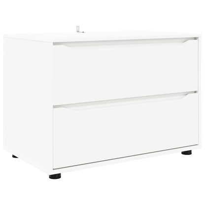 vidaXL Aufbewahrungsschrank Weiß 80 x 48 x 57 cm Holzwerkstoff