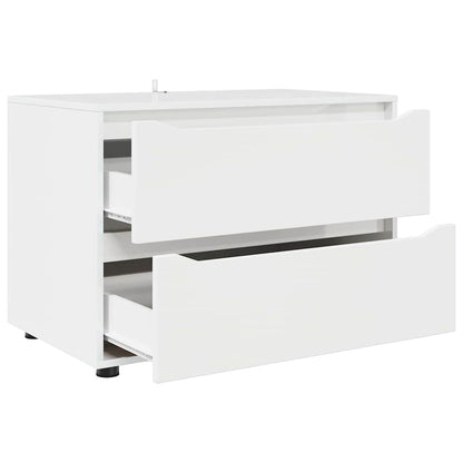 vidaXL Aufbewahrungsschrank Weiß 80 x 48 x 57 cm Holzwerkstoff