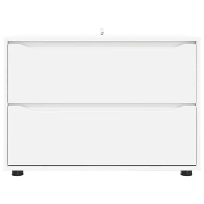 vidaXL Aufbewahrungsschrank Weiß 80 x 48 x 57 cm Holzwerkstoff