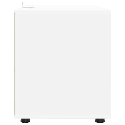 vidaXL Aufbewahrungsschrank Weiß 80 x 48 x 57 cm Holzwerkstoff