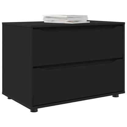 vidaXL Aufbewahrungsschrank Schwarz 80 x 48 x 57 cm Holzwerkstoff