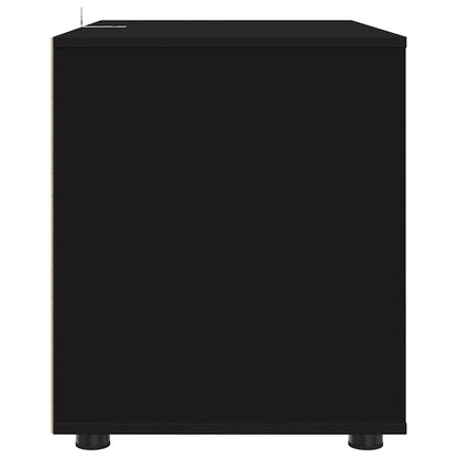vidaXL Aufbewahrungsschrank Schwarz 80 x 48 x 57 cm Holzwerkstoff