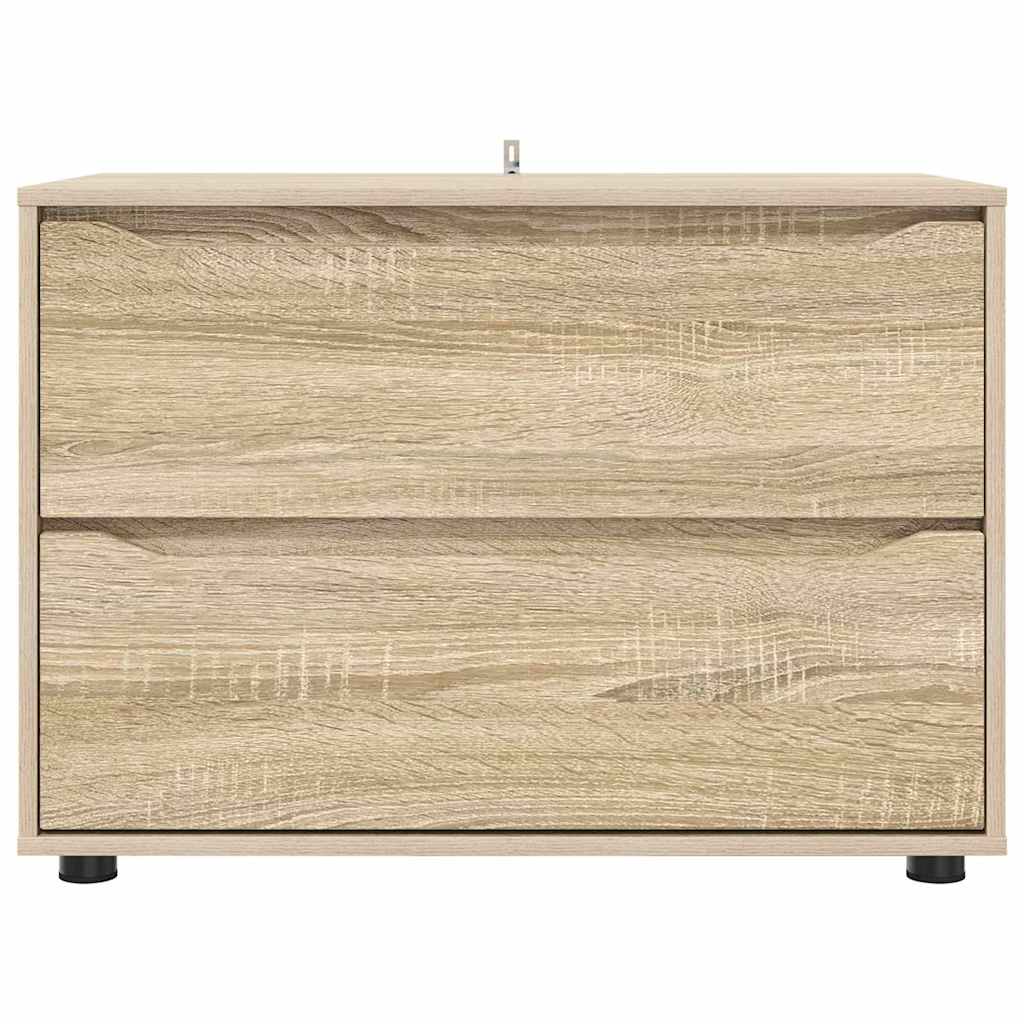 vidaXL Aufbewahrungsschrank Sonoma-Eiche 80 x 48 x 57 cm Holzwerkstoff