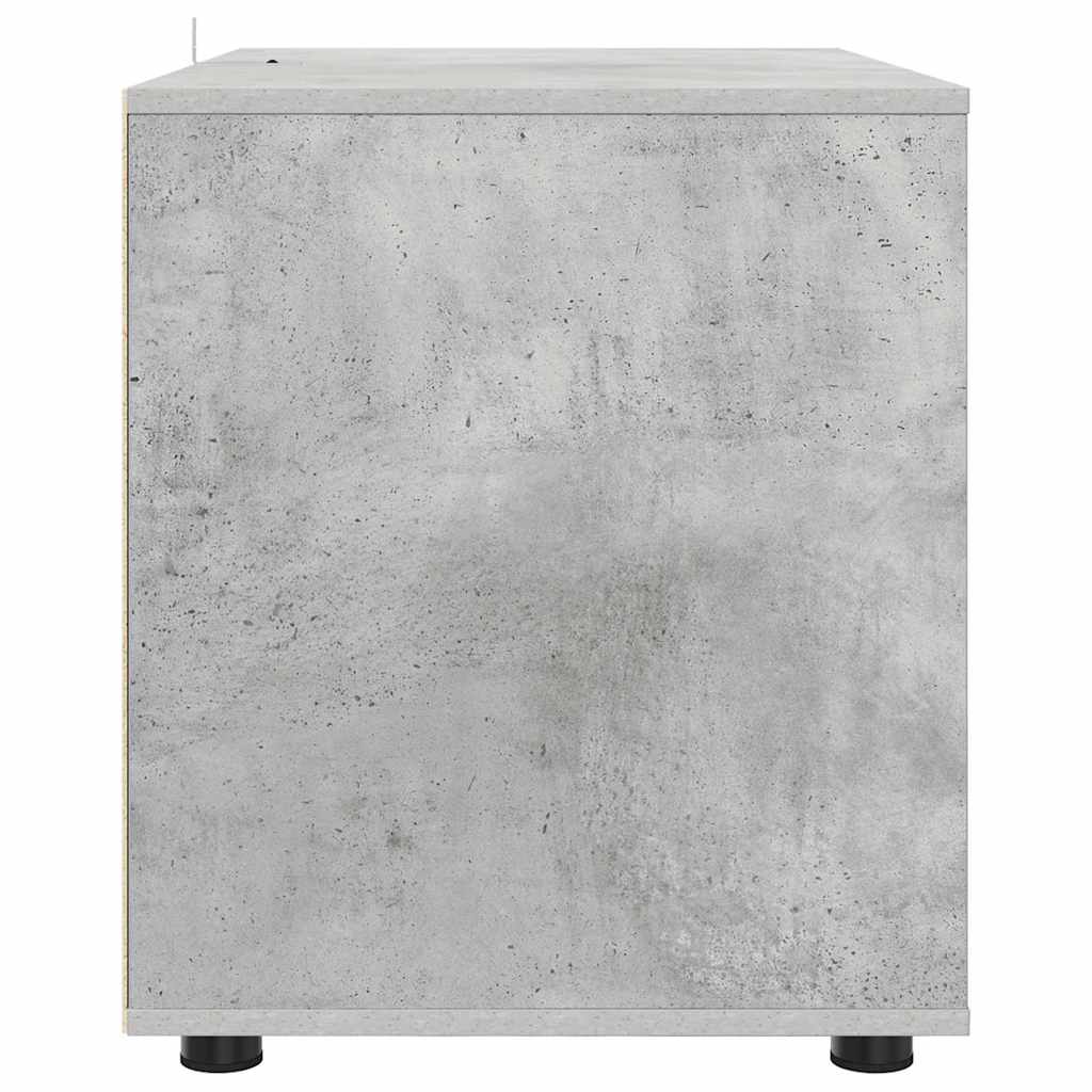 vidaXL Aufbewahrungsschrank Beton Grau 80 x 48 x 57 cm Holzwerkstoff