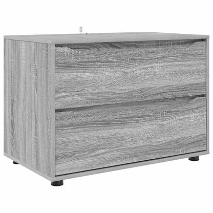 vidaXL Aufbewahrungsschrank Graues Sonoma 80 x 48 x 57 cm