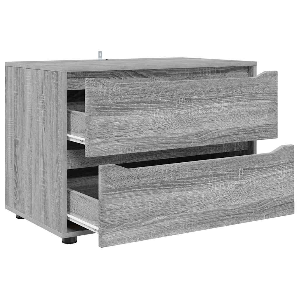 vidaXL Aufbewahrungsschrank Graues Sonoma 80 x 48 x 57 cm