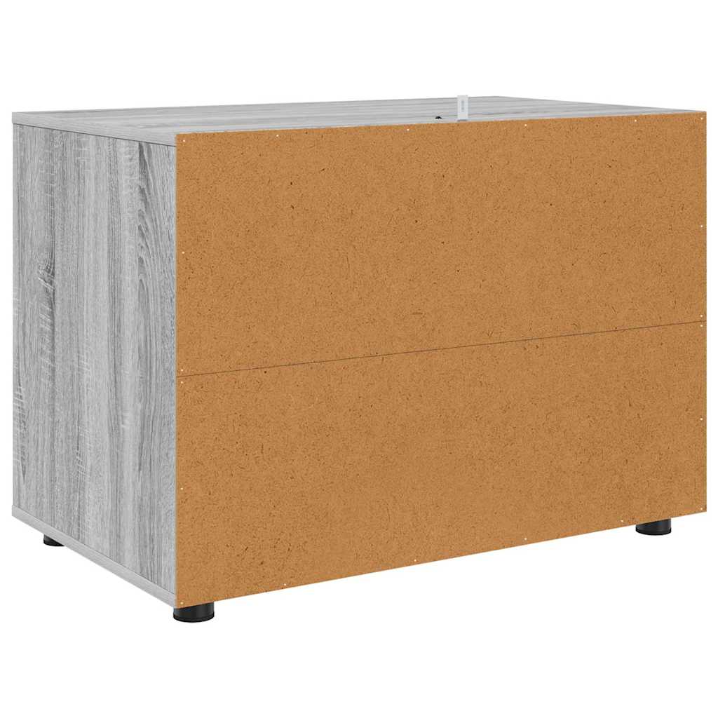 vidaXL Aufbewahrungsschrank Graues Sonoma 80 x 48 x 57 cm
