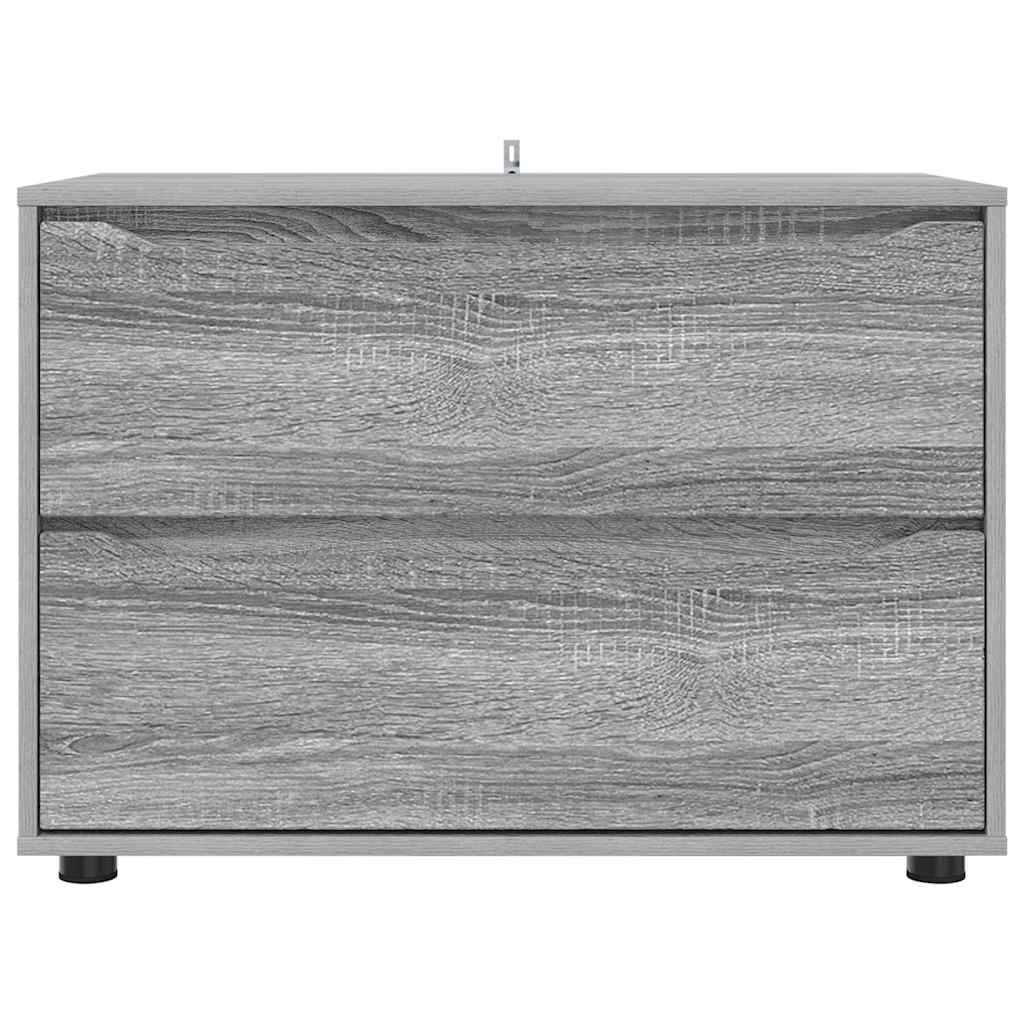 vidaXL Aufbewahrungsschrank Graues Sonoma 80 x 48 x 57 cm