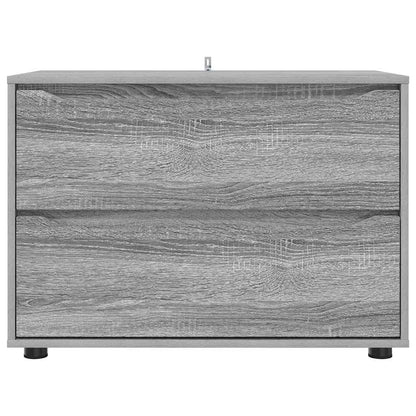 vidaXL Aufbewahrungsschrank Graues Sonoma 80 x 48 x 57 cm