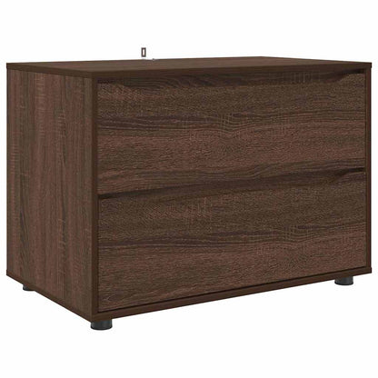 vidaXL Aufbewahrungsschrank Braun Eichen-Optik 80 x 48 x 57 cm