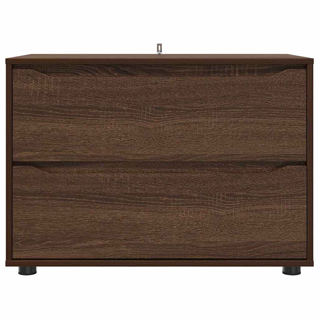 vidaXL Aufbewahrungsschrank Braun Eichen-Optik 80 x 48 x 57 cm