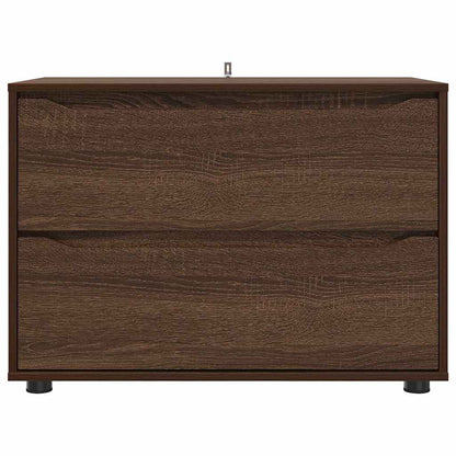 vidaXL Aufbewahrungsschrank Braun Eichen-Optik 80 x 48 x 57 cm