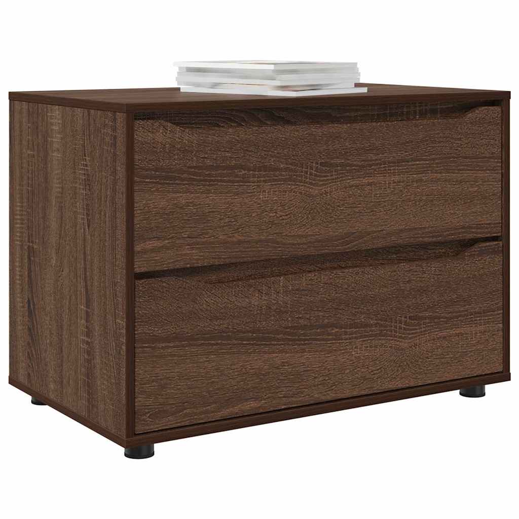 vidaXL Aufbewahrungsschrank Braun Eichen-Optik 80 x 48 x 57 cm