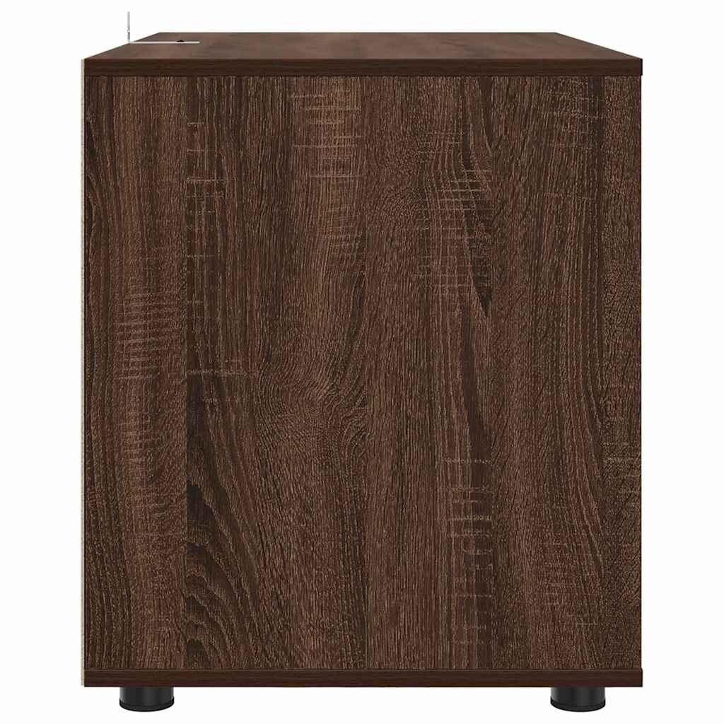 vidaXL Aufbewahrungsschrank Braun Eichen-Optik 80 x 48 x 57 cm