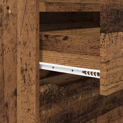 vidaXL Aufbewahrungsschrank Altholz 80 x 48 x 57 cm Holzwerkstoff