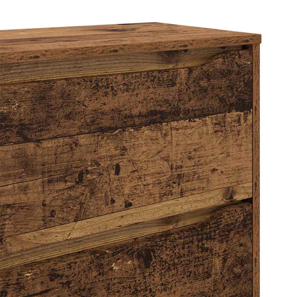 vidaXL Aufbewahrungsschrank Altholz 80 x 48 x 57 cm Holzwerkstoff