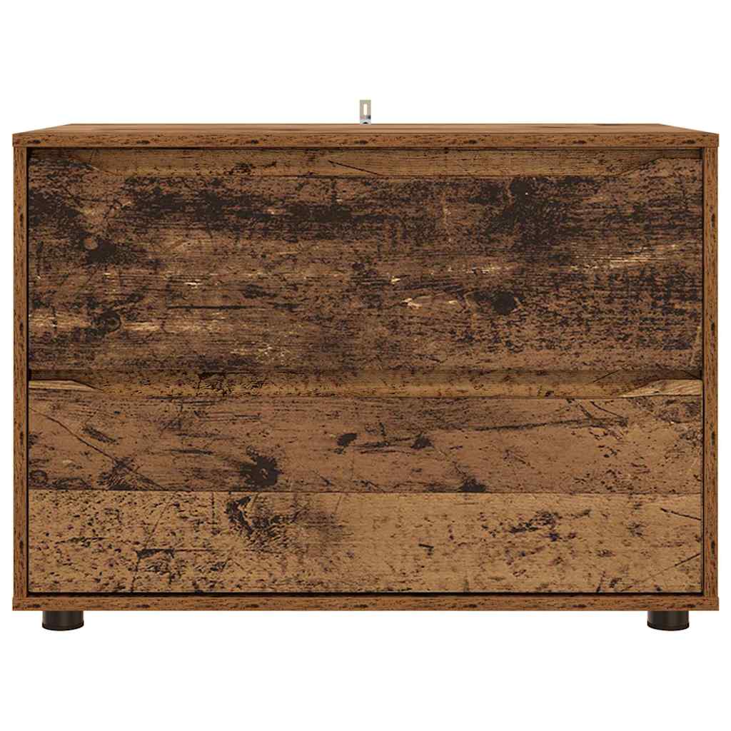 vidaXL Aufbewahrungsschrank Altholz 80 x 48 x 57 cm Holzwerkstoff