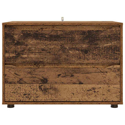 vidaXL Aufbewahrungsschrank Altholz 80 x 48 x 57 cm Holzwerkstoff