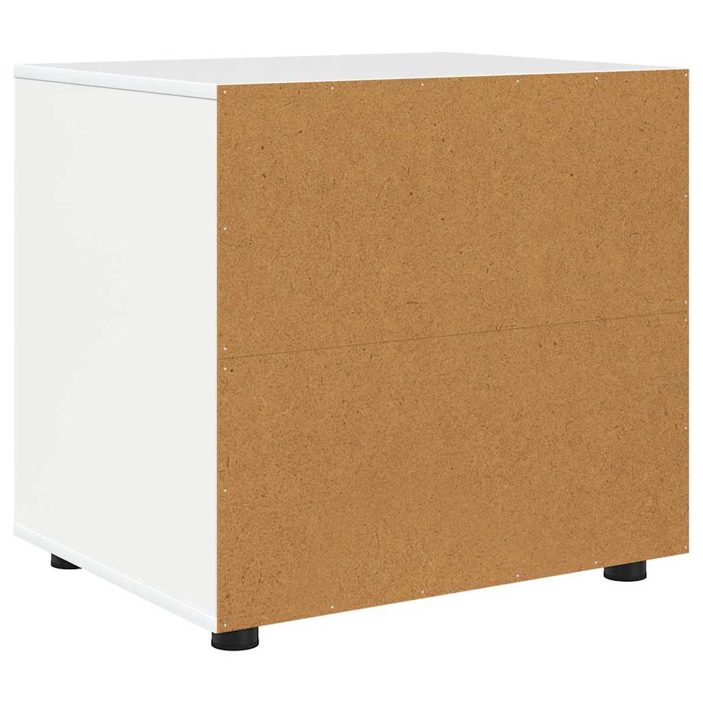 vidaXL Aufbewahrungsschrank Weiß 60 x 48 x 57 cm Holzwerkstoff