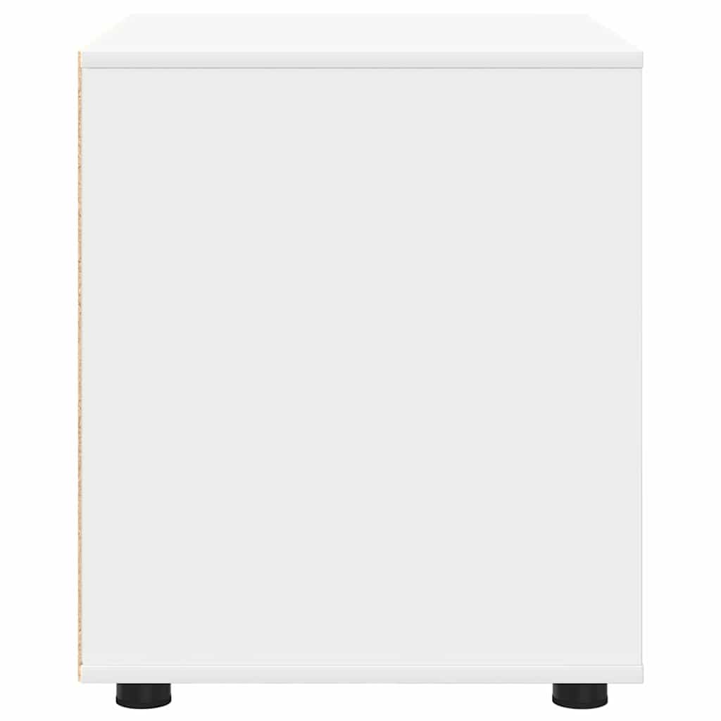 vidaXL Aufbewahrungsschrank Weiß 60 x 48 x 57 cm Holzwerkstoff
