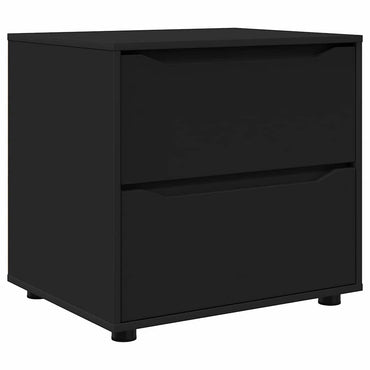 vidaXL Aufbewahrungsschrank Schwarz 60 x 48 x 57 cm Holzwerkstoff