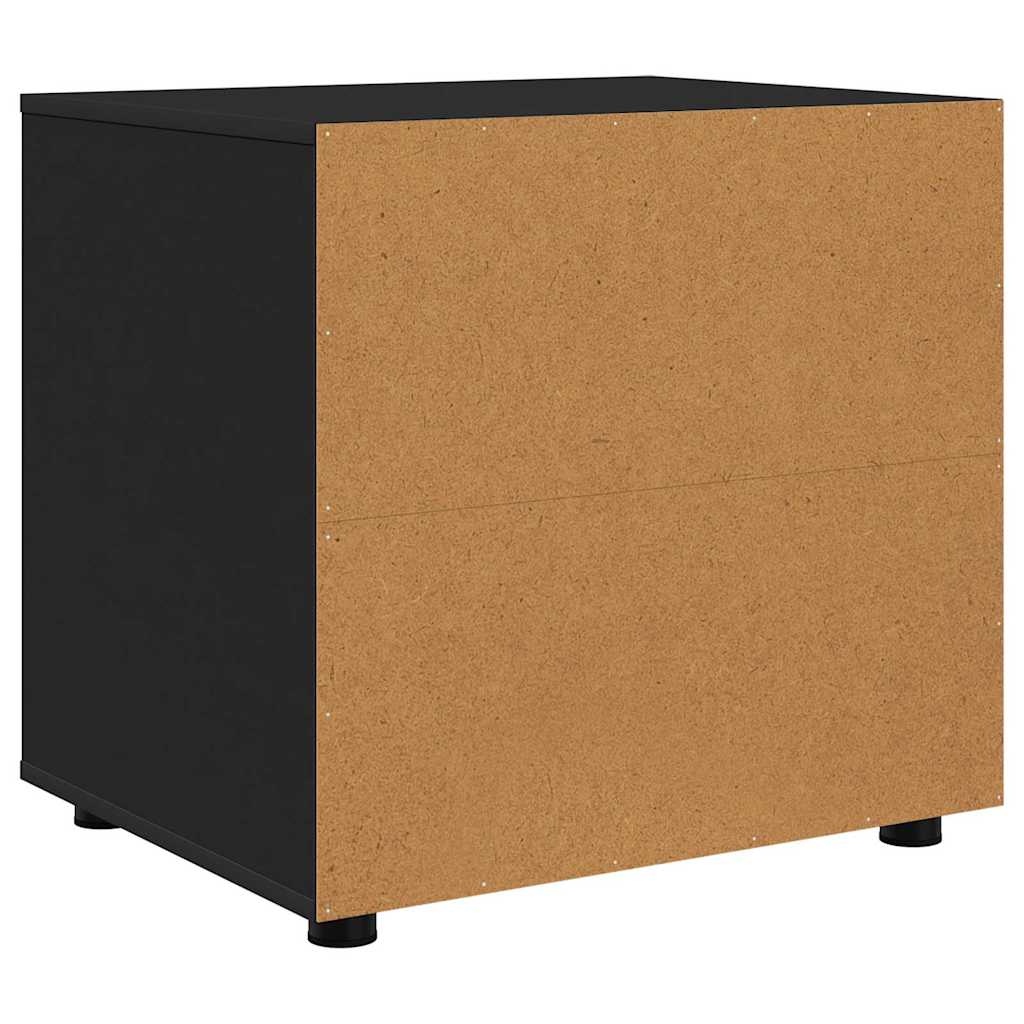 vidaXL Aufbewahrungsschrank Schwarz 60 x 48 x 57 cm Holzwerkstoff