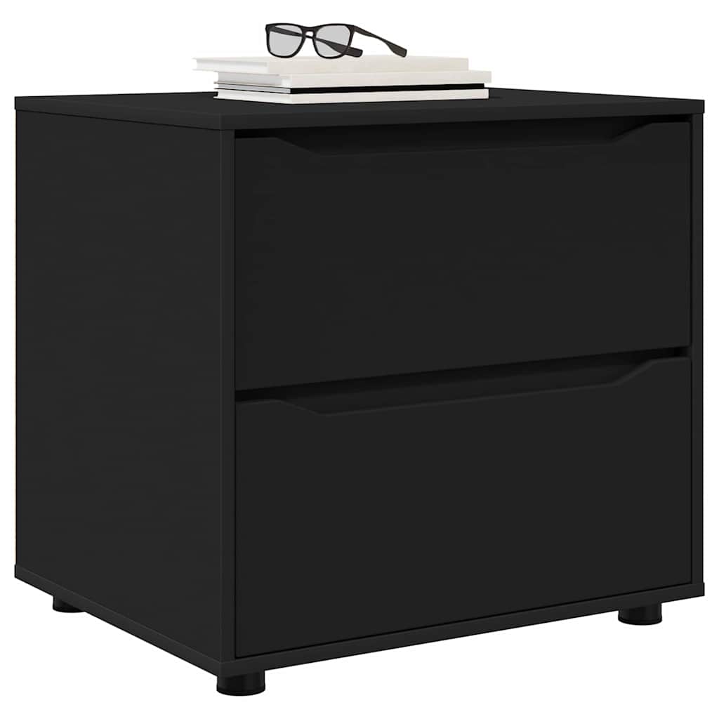vidaXL Aufbewahrungsschrank Schwarz 60 x 48 x 57 cm Holzwerkstoff