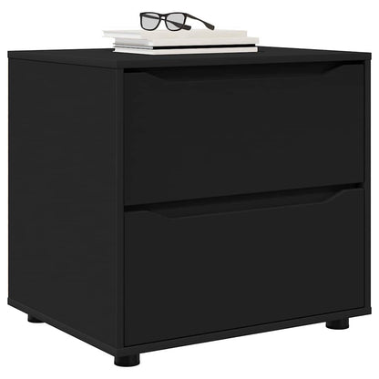 vidaXL Aufbewahrungsschrank Schwarz 60 x 48 x 57 cm Holzwerkstoff