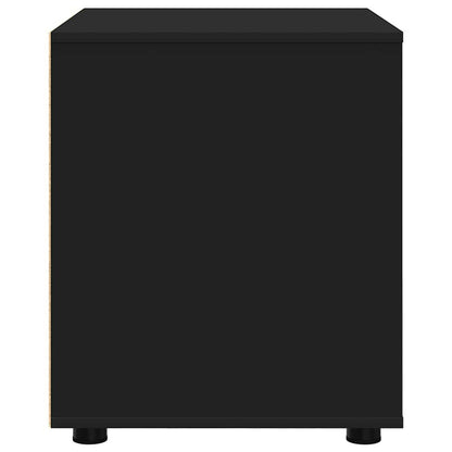 vidaXL Aufbewahrungsschrank Schwarz 60 x 48 x 57 cm Holzwerkstoff
