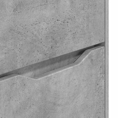 vidaXL Aufbewahrungsschrank Beton Grau 60 x 48 x 57 cm Holzwerkstoff