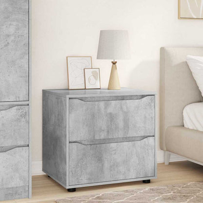 vidaXL Aufbewahrungsschrank Beton Grau 60 x 48 x 57 cm Holzwerkstoff