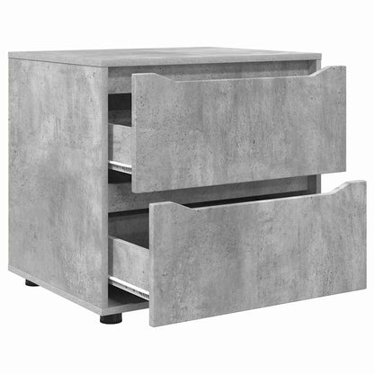 vidaXL Aufbewahrungsschrank Beton Grau 60 x 48 x 57 cm Holzwerkstoff