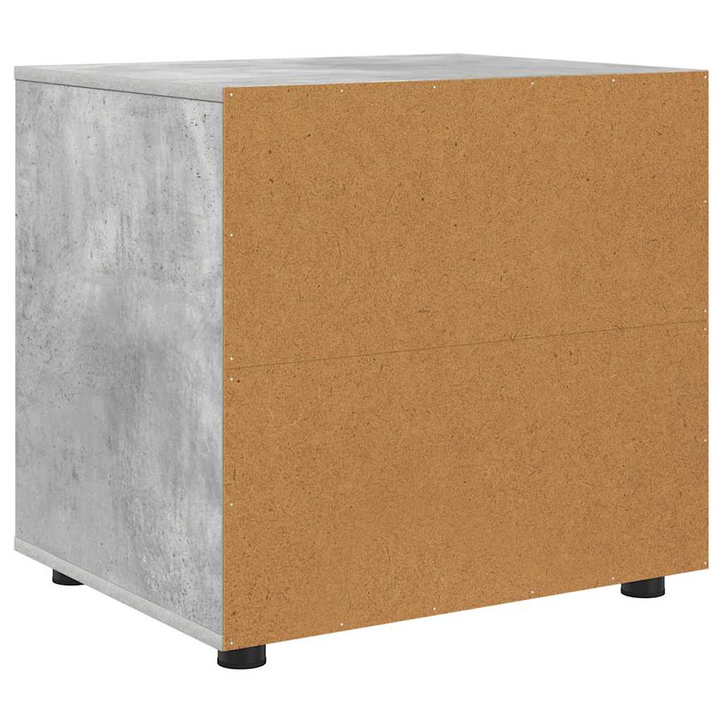 vidaXL Aufbewahrungsschrank Beton Grau 60 x 48 x 57 cm Holzwerkstoff