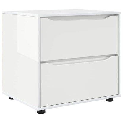 vidaXL Aufbewahrungsschrank Hochglanz Weiß 60 x 48 x 57 cm