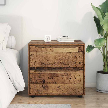 vidaXL Aufbewahrungsschrank Altholz 60 x 48 x 57 cm Holzwerkstoff