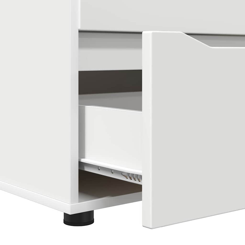 vidaXL Aufbewahrungsschrank Weiß 40 x 48 x 57 cm Holzwerkstoff