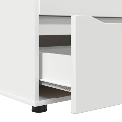vidaXL Aufbewahrungsschrank Weiß 40 x 48 x 57 cm Holzwerkstoff